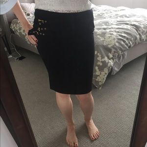 Dolce & Gabbana black wool skirt XS (Euro 36)